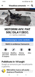 Motorini avv. auto
