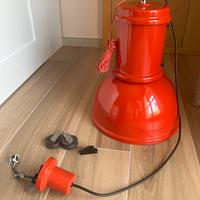 lampadario industry retro ferroluce vintage