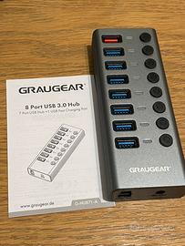 Graugear 8 Port USB 3.0 Hub