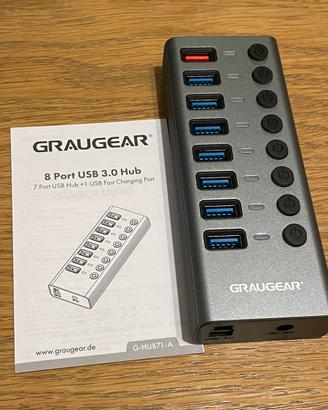 Graugear 8 Port USB 3.0 Hub