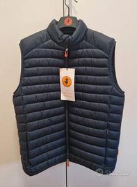 Save The Duck Piumino Smanicato Taglia M Nero