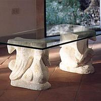 TAVOLINO IN PIETRA MOD. TORTORE