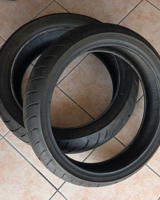 Coppia di gomme per moto-Bridgestone Battlax BT023