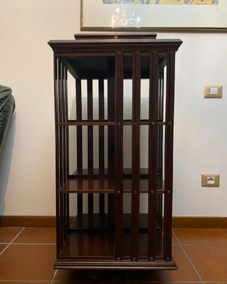 libreria girevole legno