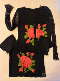 Top+golf  uncinetto vintage 65% viscosa