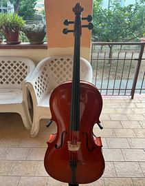 Violoncello 3/4 con custodia e accessori - 200€