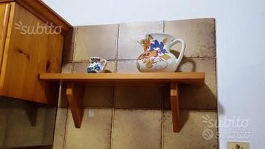 Mensola in legno massello