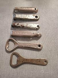 lotto di 6 apribottiglie anni 50/60