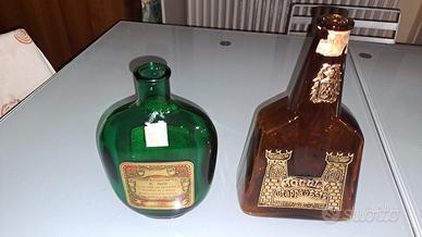 2 bottiglie vintage Vecchia Romagna e Grappa d'Est