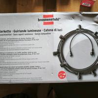 Catena luminosa con lampade led da 10m