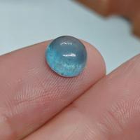 Cabochon Pietra Acquamarina Anello base naturale 