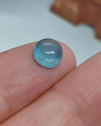 Cabochon Pietra Acquamarina Anello base naturale 