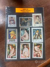 Collezione francobollo Renoir