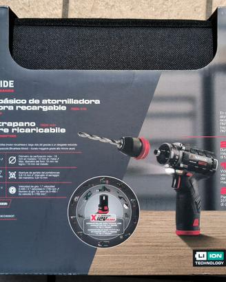 Nuovo!Trapano Avvitatore Parkside2xBATTERIA GARANZ