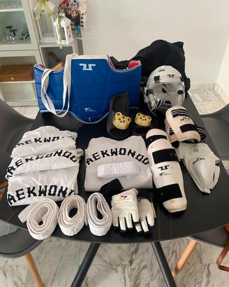 KIT COMPLETO TAEKWONDO BAMBINO
