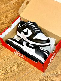 Nike Dunk Low Bianco Nero Panna Sneakers EU40