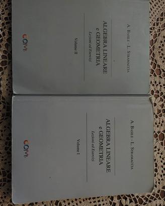libri universitari, Geometria e algebra lineare 