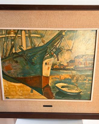 Quadro GHIMA Georges Braque "Battello a Le Havre"