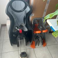 Porta bimbi bicicletta posteriore e anteriore