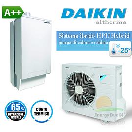 Pompa di Calore daikin ibrida a rate.