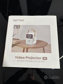 Proiettore portatile Wi-Fi ricaricabile.