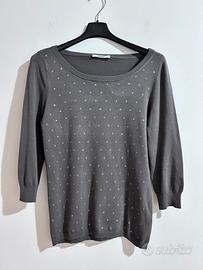 Maglia maniche 3/4 grigio tortora Liu Jo Tg S/M
