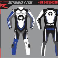 Tuta moto su misura personalizzata Speedy Re
