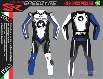 Tuta moto su misura personalizzata Speedy Re