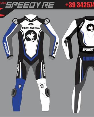 Tuta moto su misura personalizzata Speedy Re