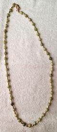 collana donna lunga verde giada