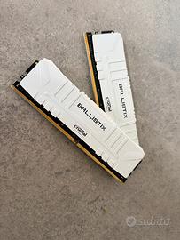 Kit RAM DDR4 2x8 GB Crucial Ballistix 3600