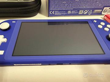 Nintendo switch lite blu