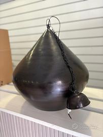 Lampadario in rame rosso