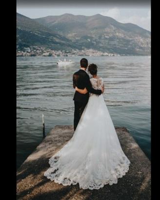 Abito da sposa, taglia 42 adattabile
