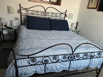 Letto Matrimoniale  in ferro battuto  Cantori