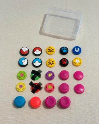 12 paia di tappini più custodia Switch Oled