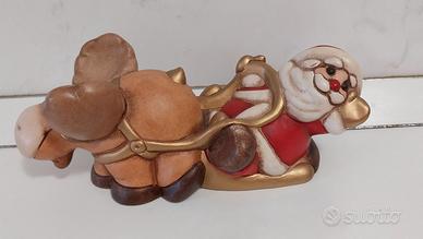 Babbo Natale con alce Thun