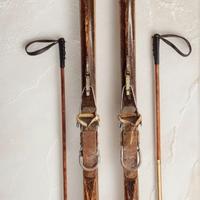 sci in legno anni 50