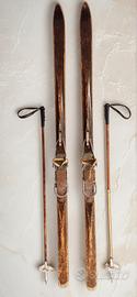 sci in legno anni 50