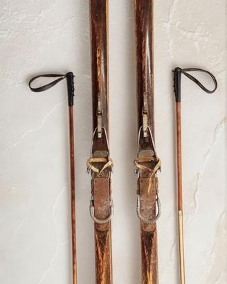 sci in legno anni 50