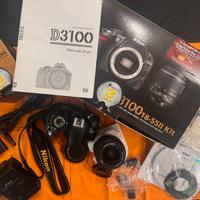 NIKON D 3100 KIT COMPLETO