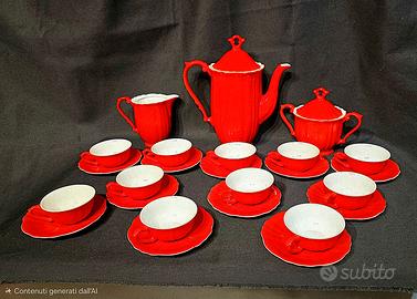 Servizio Da Caffè ×11 Porcellana CzechoSlovakia
