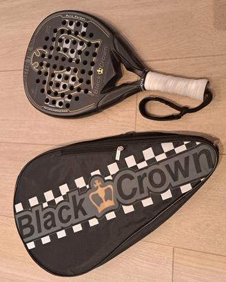 Racchetta e Borsone da Padel Black Crown Special P