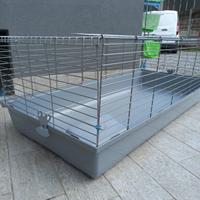 Gabbia grigia per roditori 120x55x24