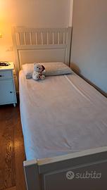 LETTO SINGOLO IKEA BIANCO
