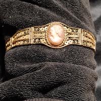 bracciale vintage argento dorato 