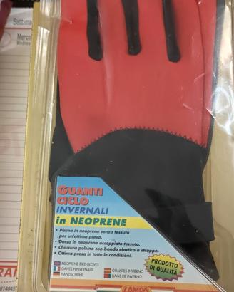 Guanti in neoprene per moto o bici Lampa NUOVI 3x2