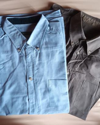 Set da 2 camicie uomo, manica lunga, tg. 43