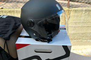 Casco Jet OJ Aria Nero Opaco - Taglia L