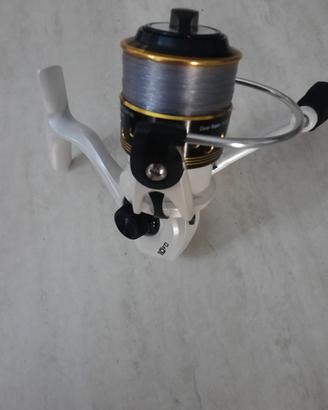canna da pesca  più mulinello 